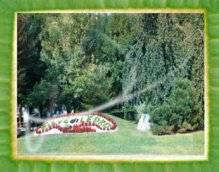 Der Park in Pieve di Ledro.