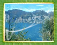 Der Gardasee vom Monte Baldo aus gesehen.