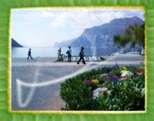 Der Strand von Torbole.